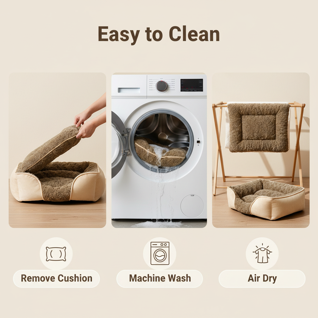 All-Season Semi-Enclosed Orthopedic Pet Couch Bed