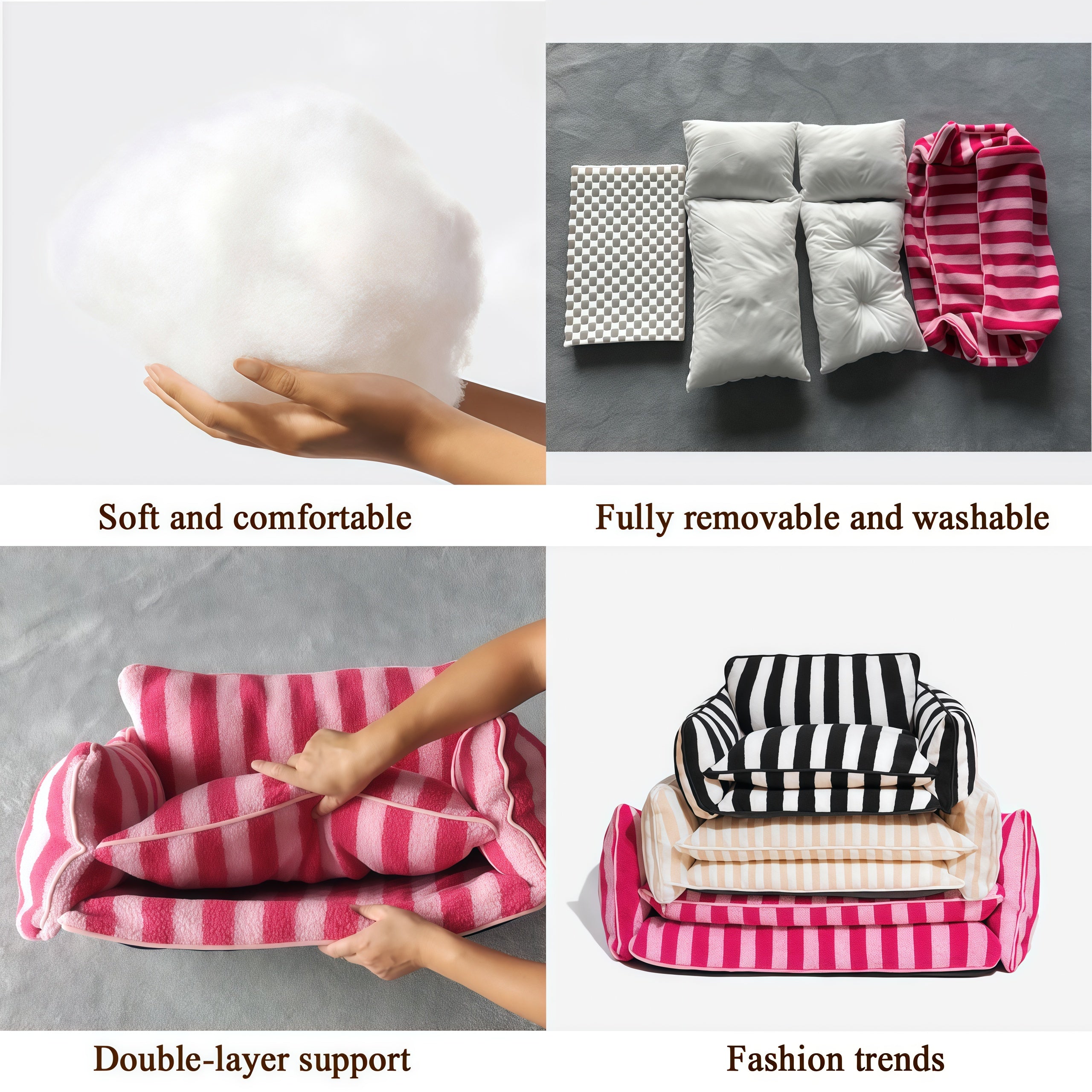 Premium Waterproof Pet Couch Bed – Orthopedic Dog Bed for Dogs