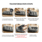 Foldable Waterproof Orthopedic Dog Bed – Pet Couch Style