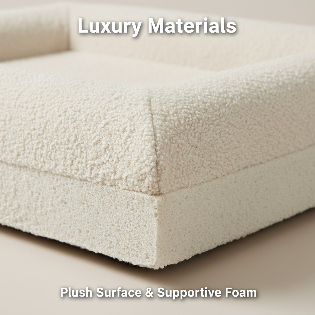 Waterproof Orthopedic Dog Bed with Removable Cover