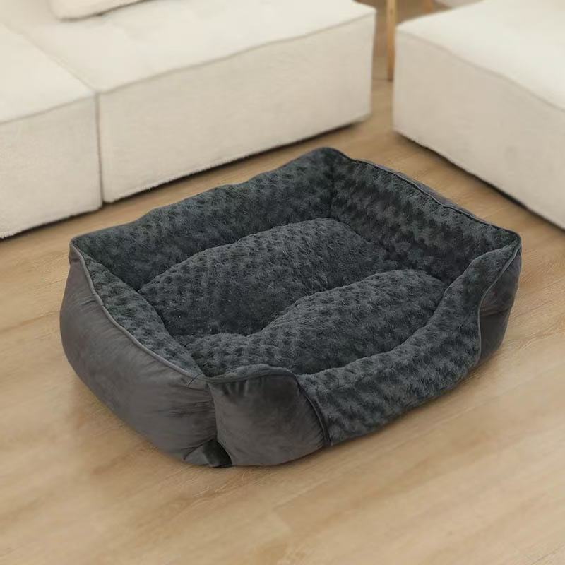 All-Season Semi-Enclosed Orthopedic Pet Couch Bed