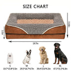 Waterproof All-Season Pet Couch Bed with Orthopedic Support