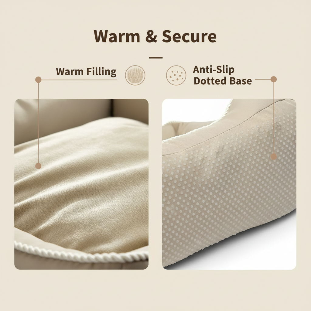 Premium Waterproof Pet Couch Bed – Orthopedic Dog Bed for Dogs