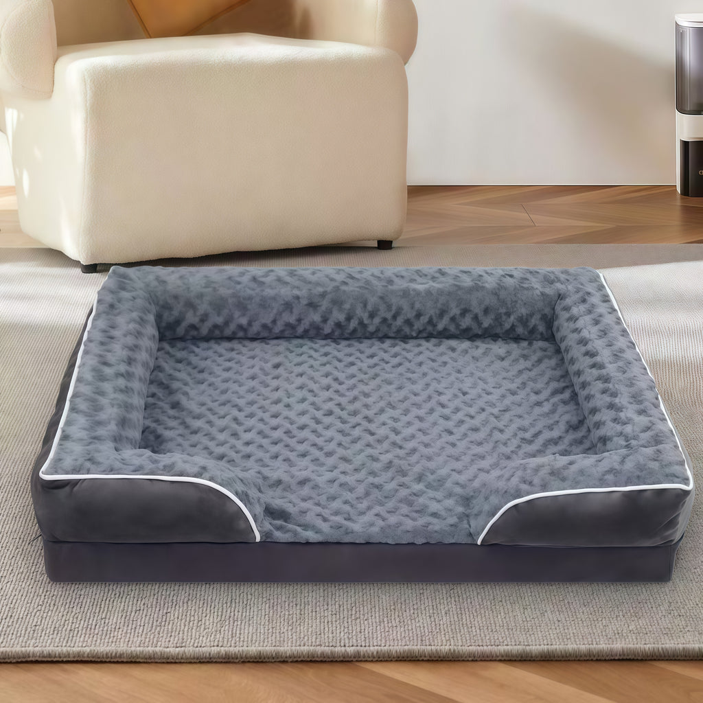 Washable Pet Couch Bed with Orthopedic Support