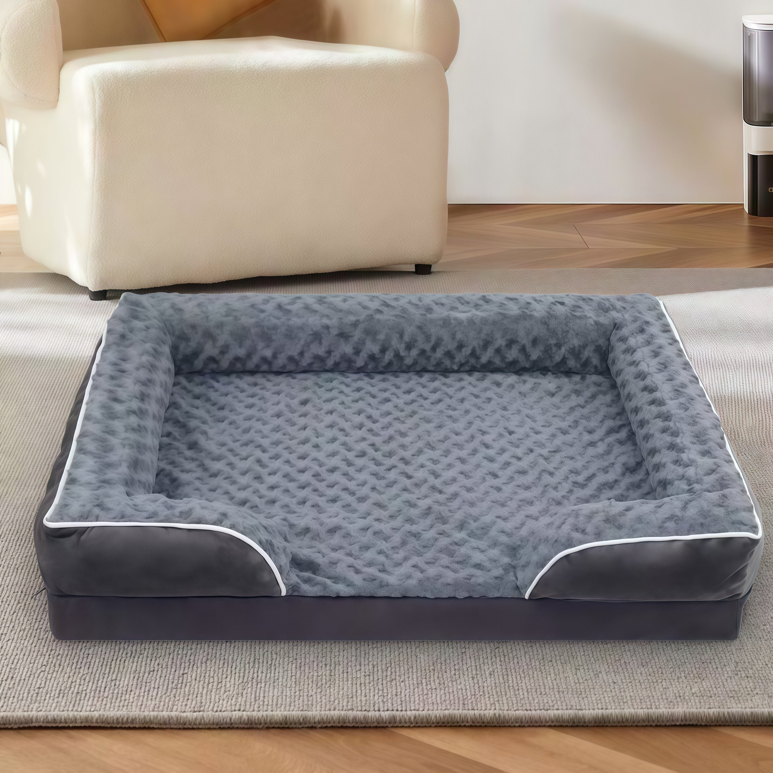 Washable Pet Couch Bed with Orthopedic Support