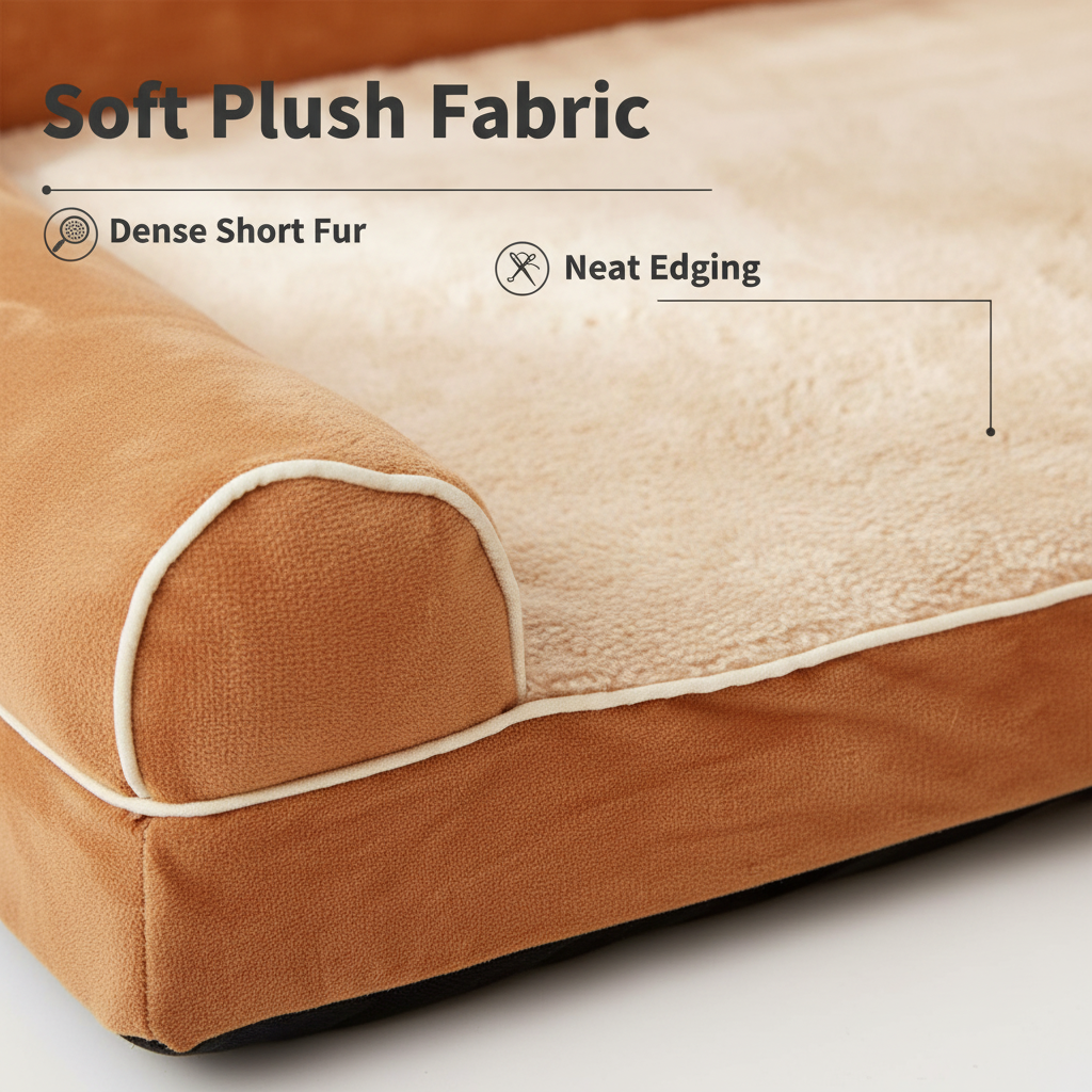 Pressure-Relieving Square Orthopedic Dog Bed