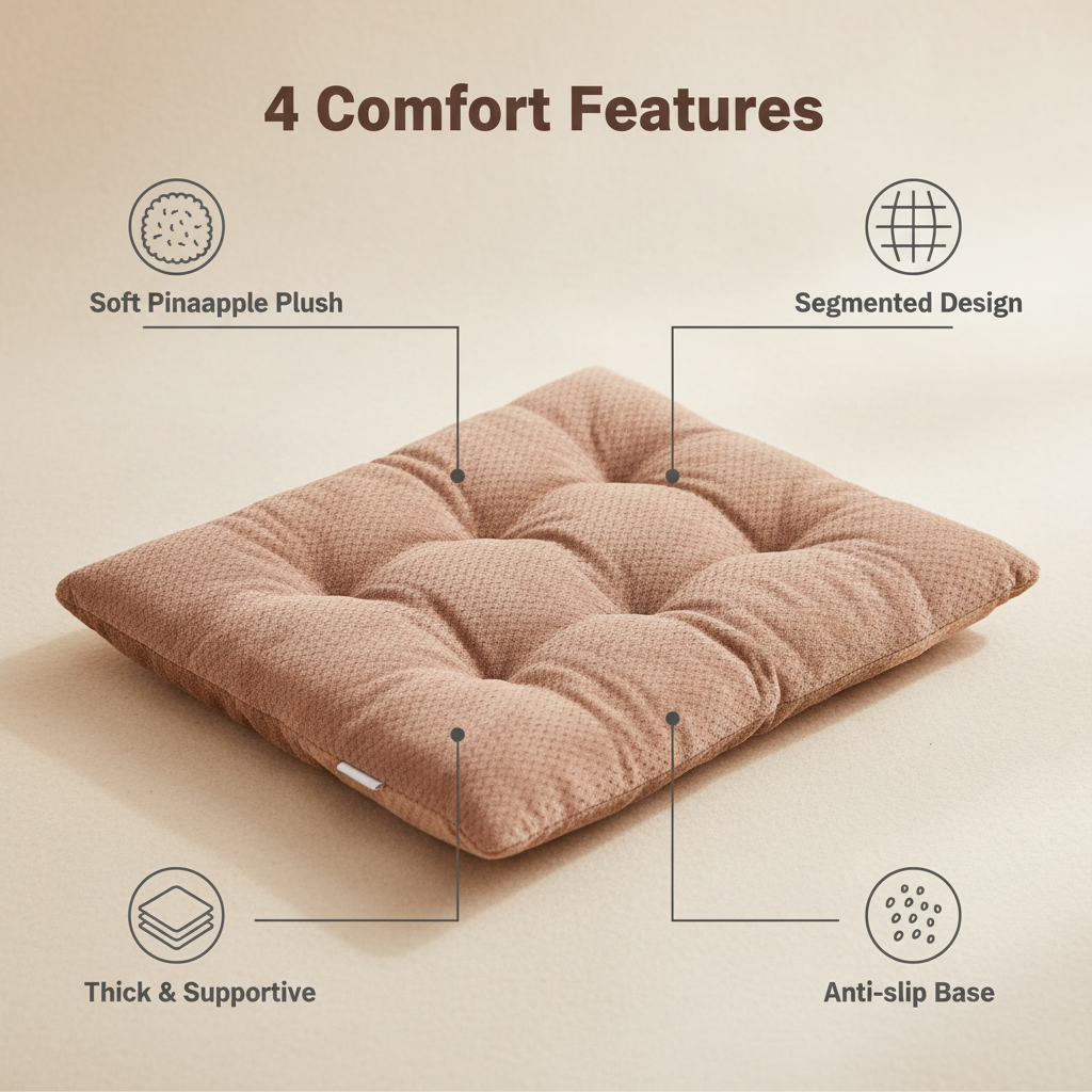 Easy-Clean Waterproof Orthopedic Dog Bed for Daily Use