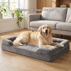 C-Shaped Orthopedic Dog Bed – Waterproof Pet Couch Bed