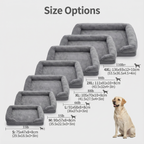 C-Shaped Orthopedic Dog Bed – Waterproof Pet Couch Bed