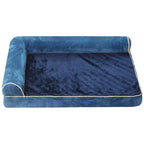 Pressure-Relieving Square Orthopedic Dog Bed