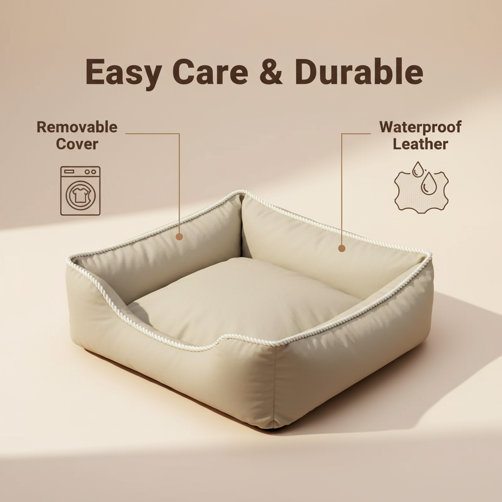 Premium Waterproof Pet Couch Bed – Orthopedic Dog Bed for Dogs