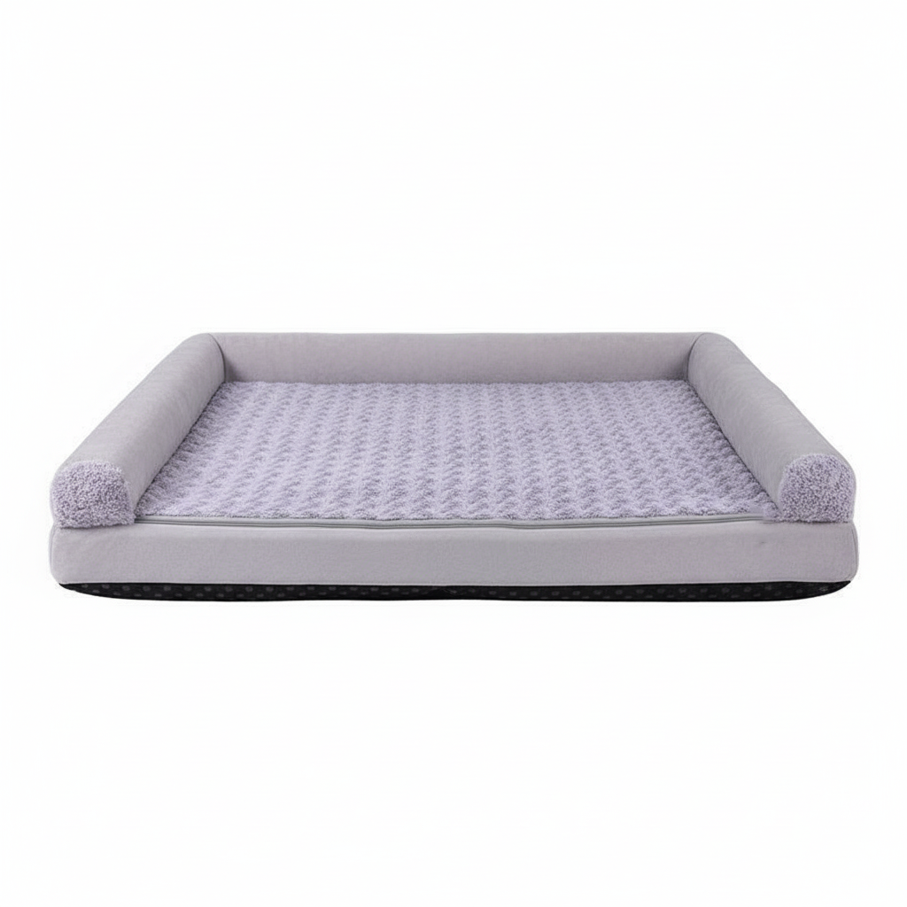 Square Waterproof Orthopedic Dog Bed for Year-Round Comfort