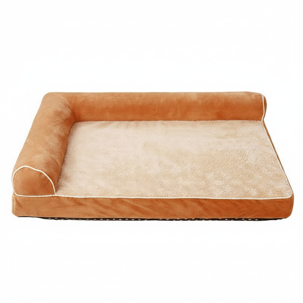 Pressure-Relieving Square Orthopedic Dog Bed