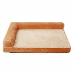 Pressure-Relieving Square Orthopedic Dog Bed
