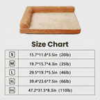 Pressure-Relieving Square Orthopedic Dog Bed