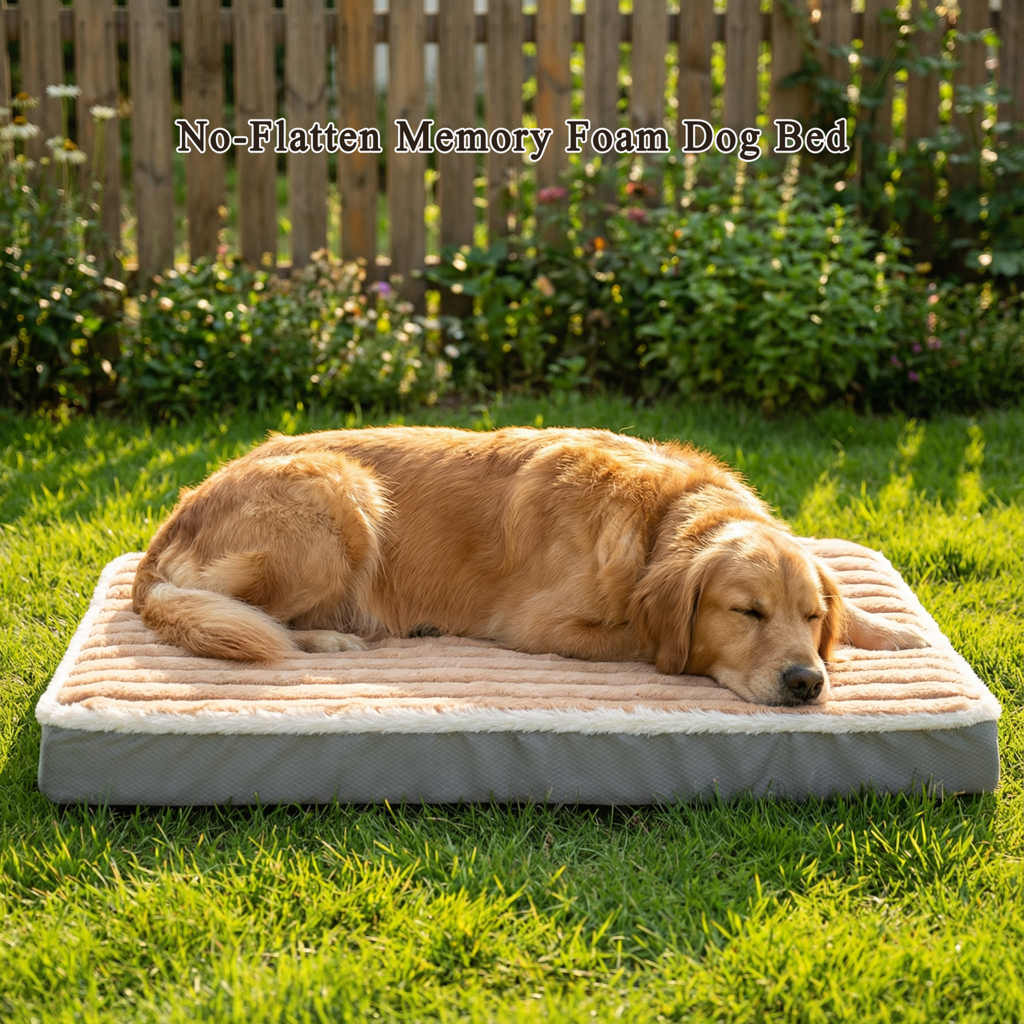 High-Resilience Memory Foam Orthopedic Dog Bed – Waterproof Pet Couch Bed