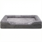 C-Shaped Orthopedic Dog Bed – Waterproof Pet Couch Bed