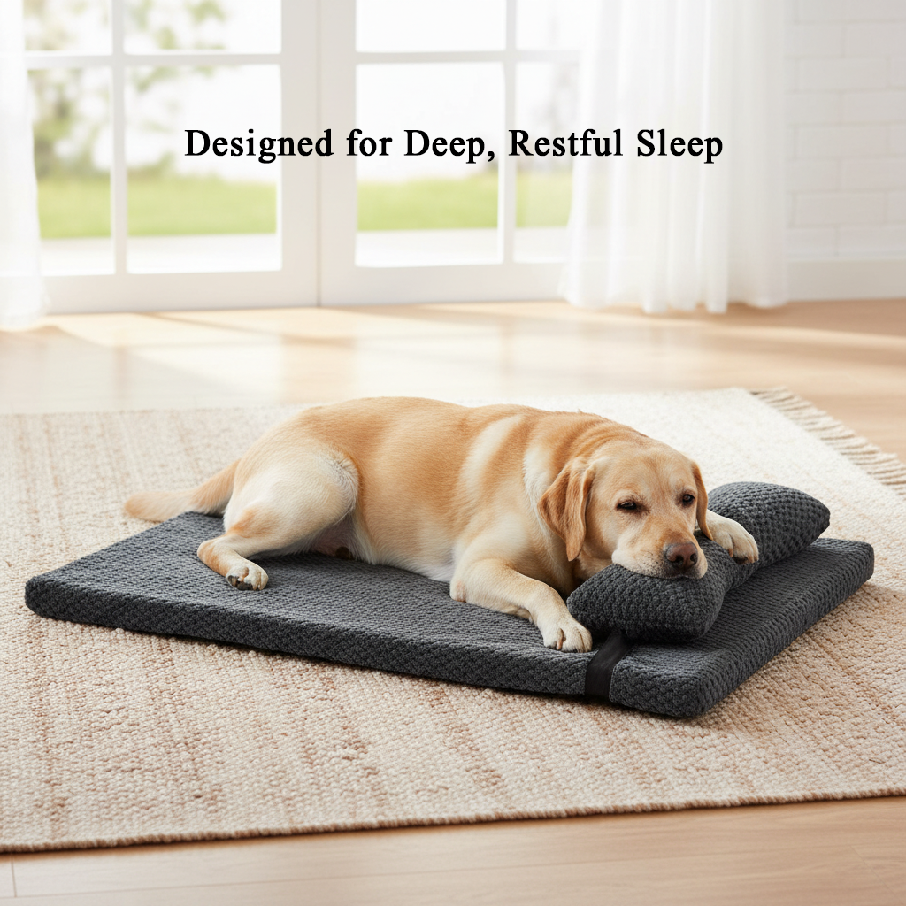 All-Season Waterproof Orthopedic Dog Bed & Pet Couch Bed