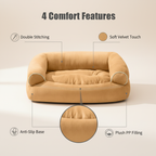Waterproof Deep Sleep Pet Couch Bed with Orthopedic Support