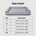 Square Waterproof Orthopedic Dog Bed for Year-Round Comfort