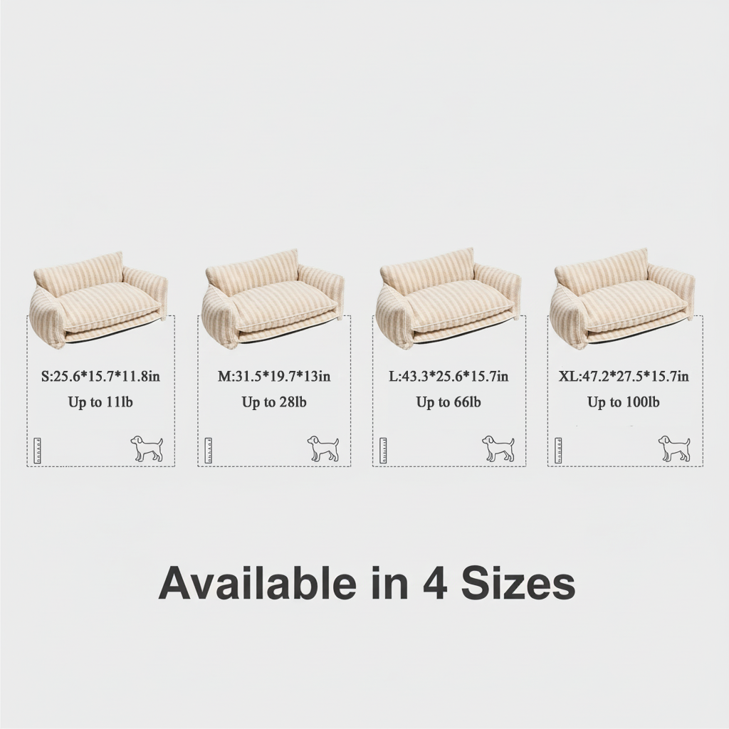 Premium Waterproof Pet Couch Bed – Orthopedic Dog Bed for Dogs