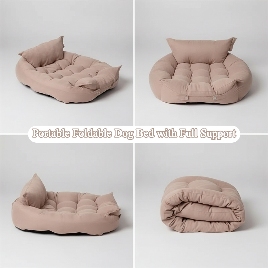 Foldable Waterproof Orthopedic Dog Bed – Pet Couch Style