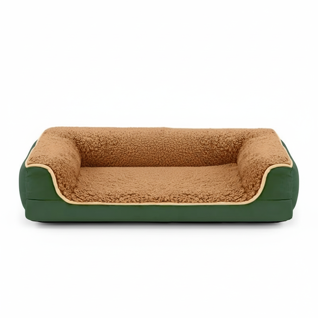 Cozy Winter Dog Bed – Thick Plush, Warm & Washable