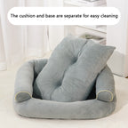 Waterproof Deep Sleep Pet Couch Bed with Orthopedic Support