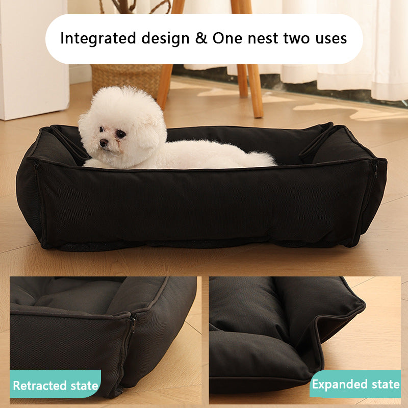 No-Wash Oxford Fabric Orthopedic Dog Bed