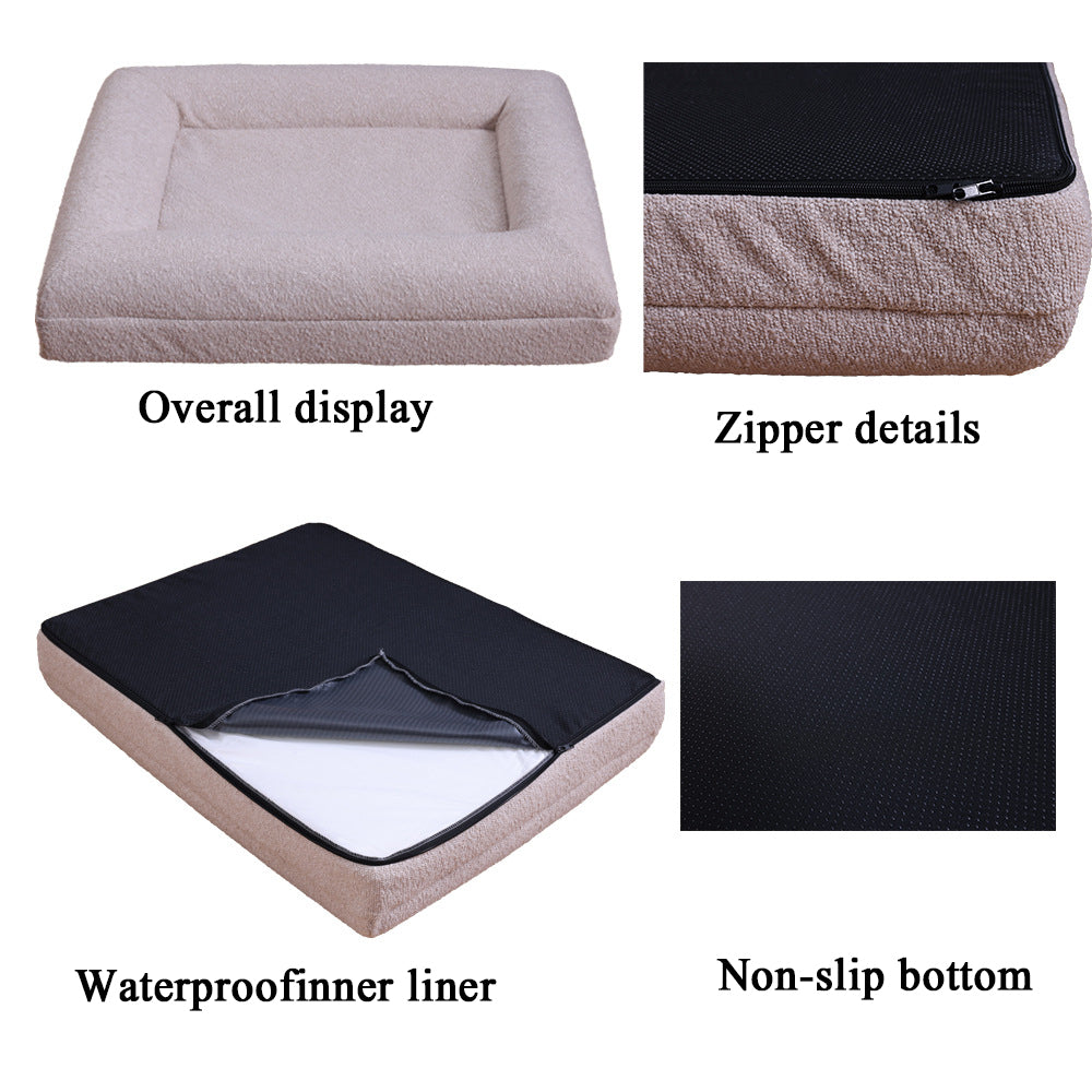 Waterproof Orthopedic Dog Bed with Removable Cover
