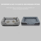 Washable Pet Couch Bed with Orthopedic Support