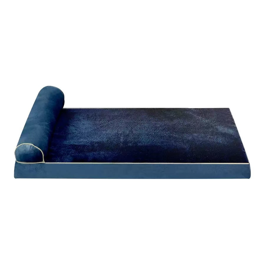 Single-Arm Orthopedic Dog Bed – Waterproof Pet Couch Bed