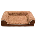 Cozy Winter Dog Bed – Thick Plush, Warm & Washable