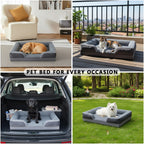 Washable Pet Couch Bed with Orthopedic Support